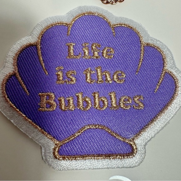 NWT. Disney Patch & Pin. Patched Little Mermaid Shell Patch and Pin Set - Picture 5 of 9